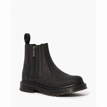 Dr Martens 2976 Dm's Wintergrip Zip - Cierne Chelsea Cizmy Damske, D268SK